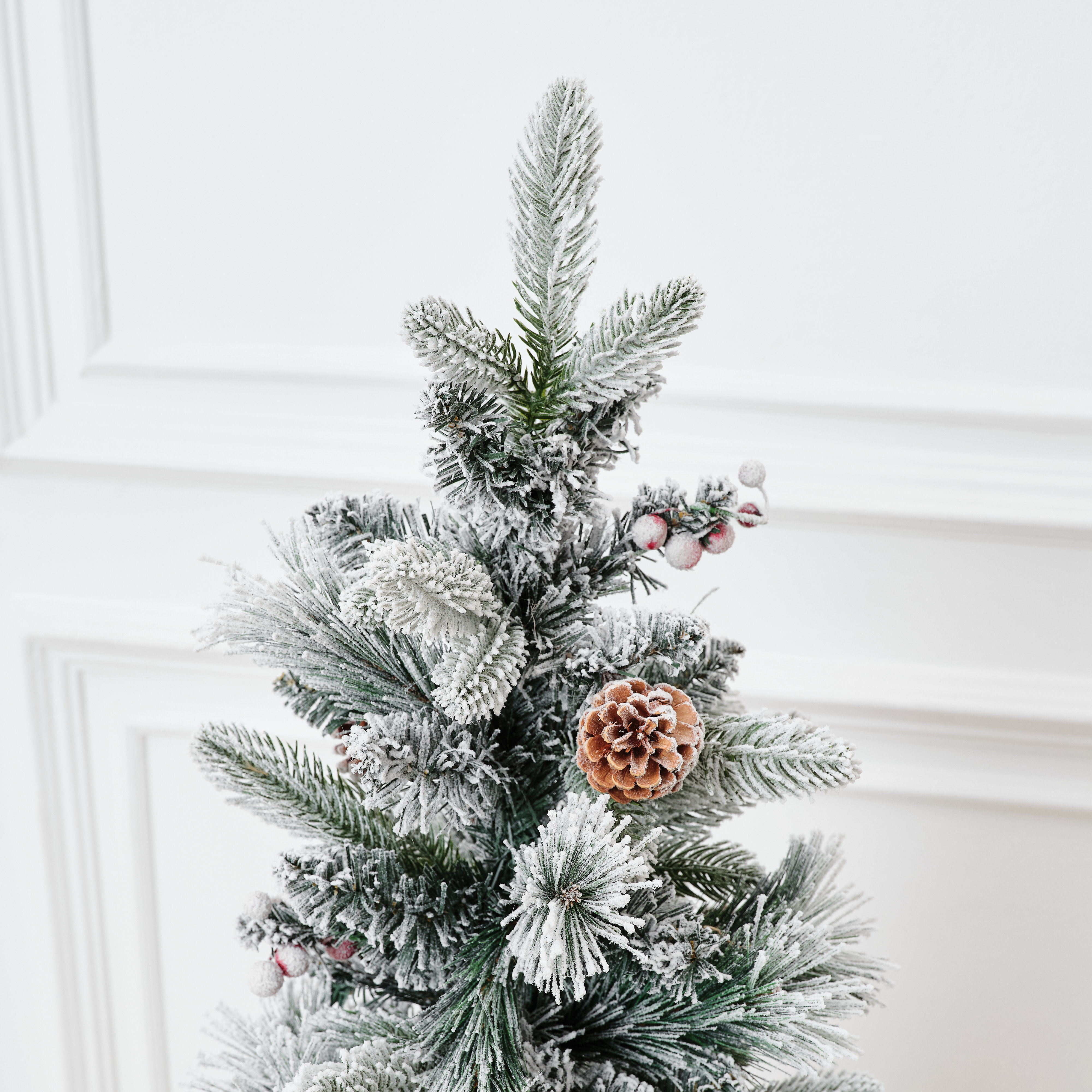 Елка искусственная BINOSHE настольная Ryabina заснеженная 90 см - фото 1