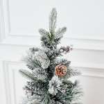 Елка искусственная BINOSHE настольная Ryabina заснеженная 90 см