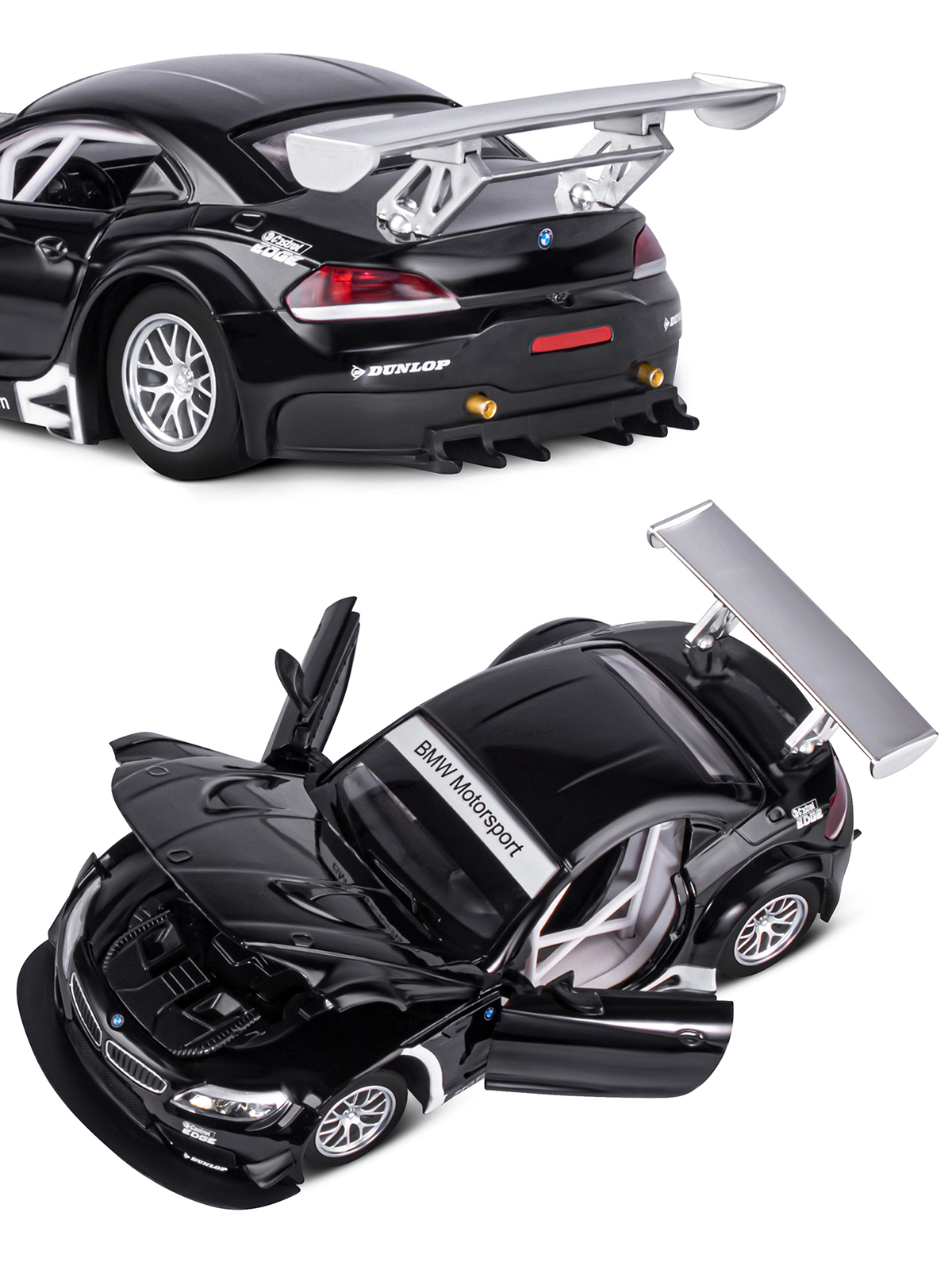 Автомобиль АВТОпанорама BMW Z4 GT3 1:24 JB1200122 - фото 9