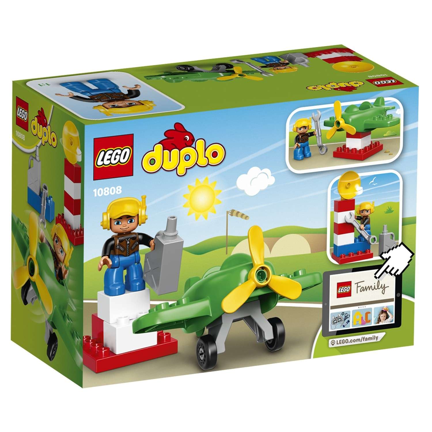 Конструктор LEGO DUPLO Маленький самолёт блочный - фото 3