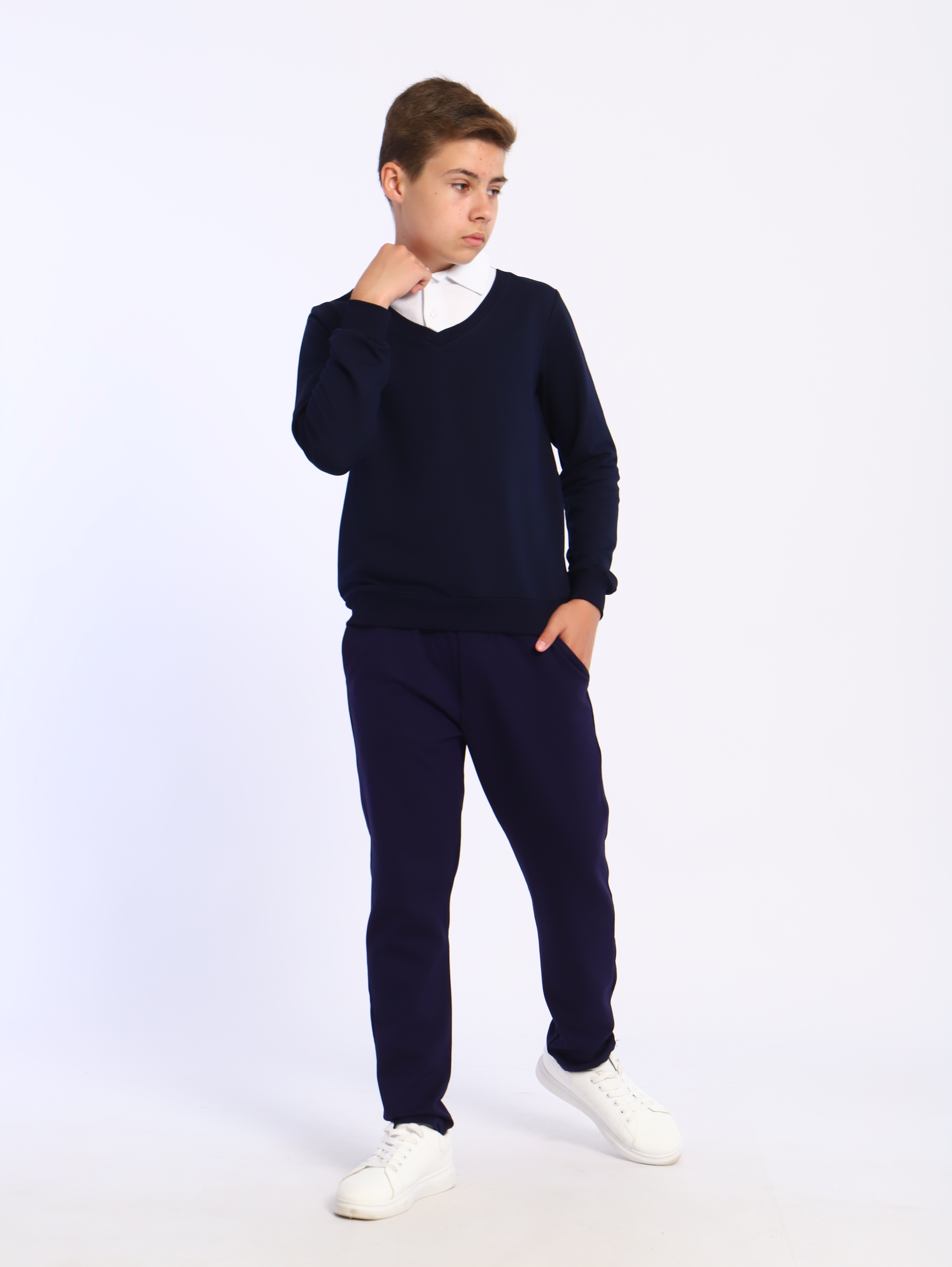 Джемпер ЛАДОШКИ Джемпер Альберт-1 синий - фото 5