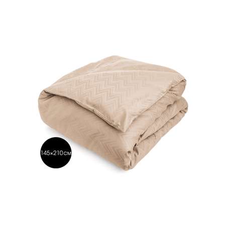Пододеяльник DeNASTIA сатин 145x210 бежевый C060163