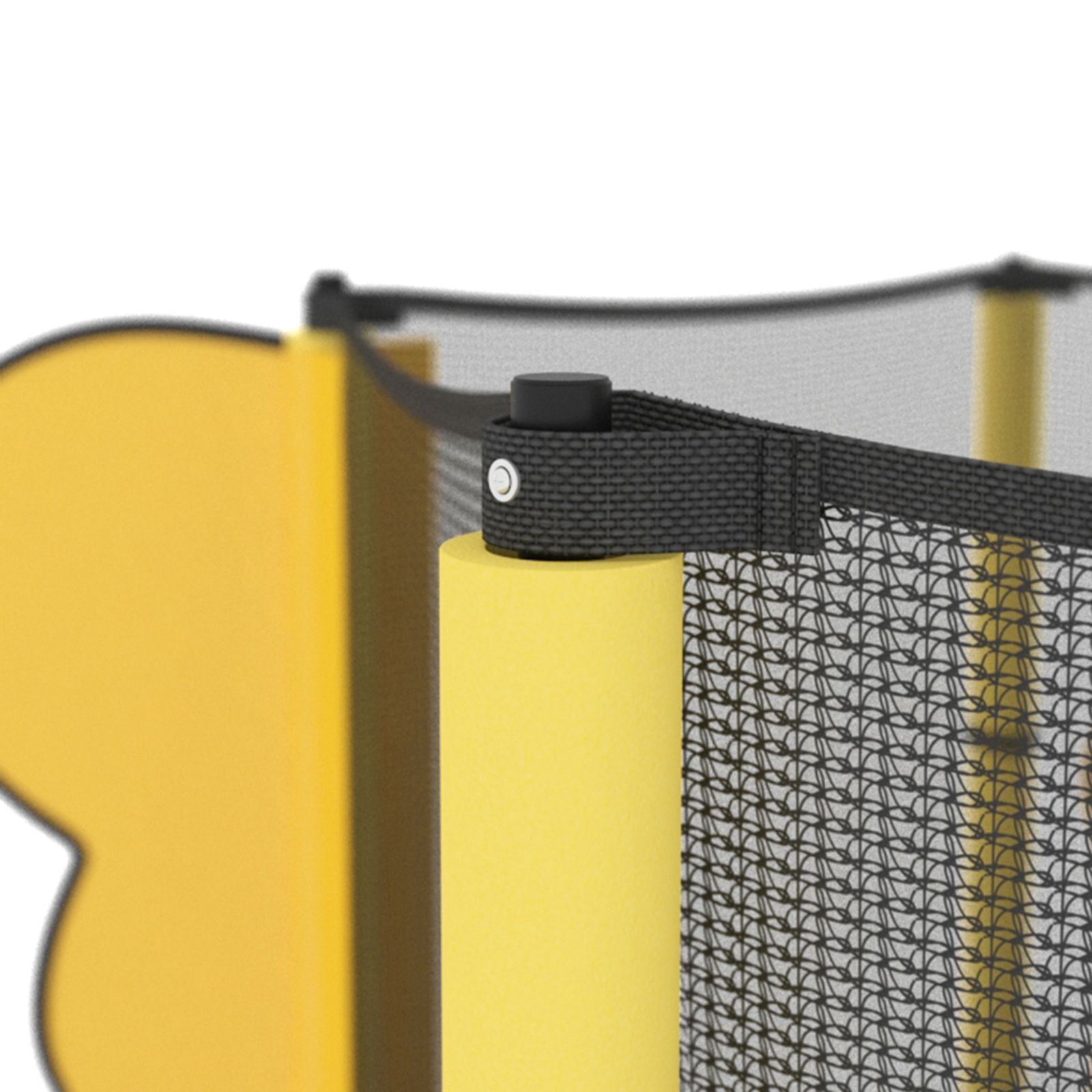 Батут детский каркасный UNIX line 4.6 ft Bee 140 см - фото 20