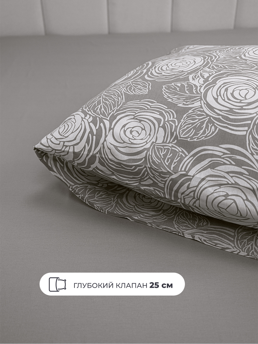 Комплект постельного белья BRAVO Рози полутораспальный 4 предм. - фото 6