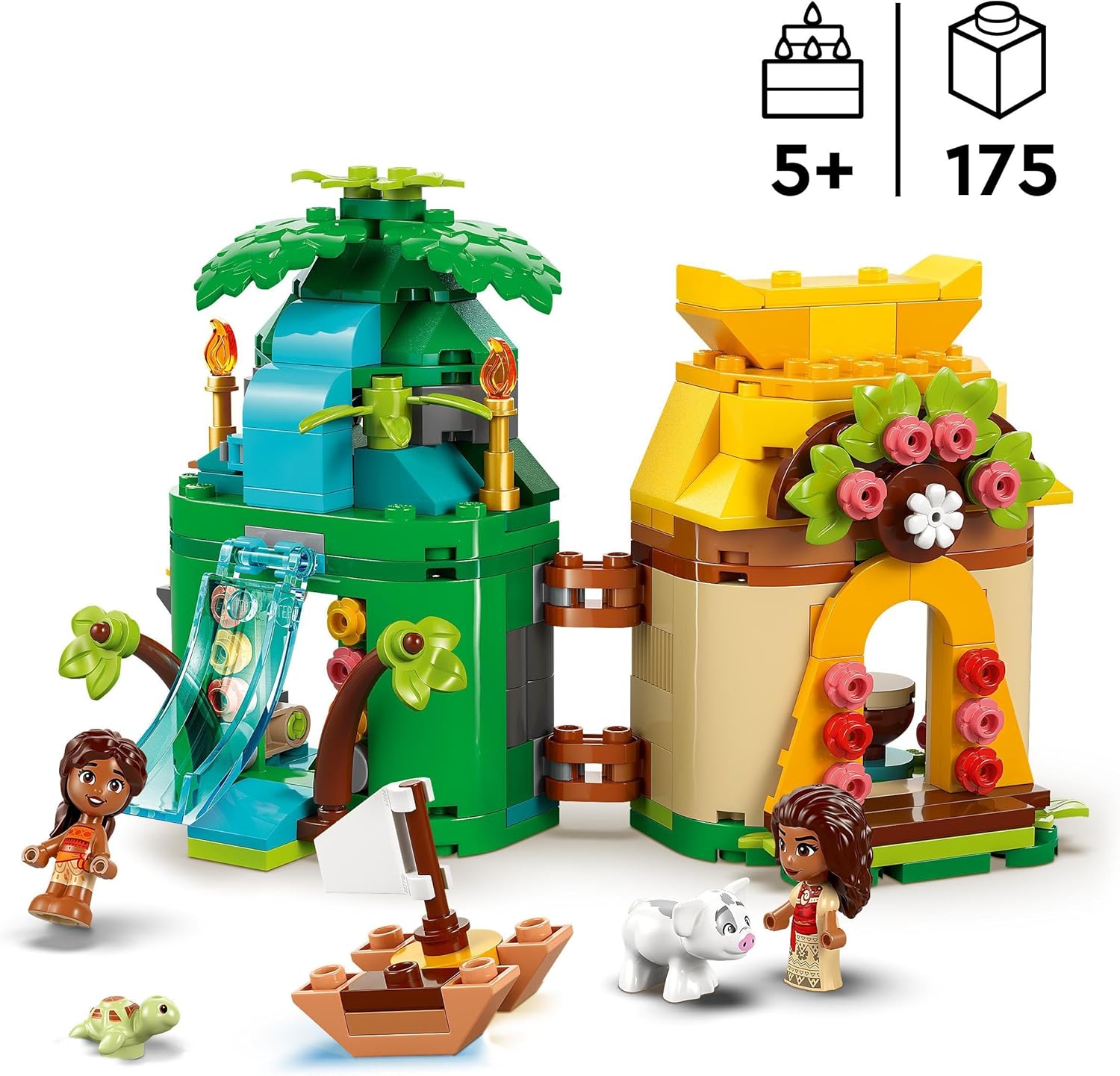Конструктор LEGO Disney Princess Развлечения на острове Моаны блочный - фото 2
