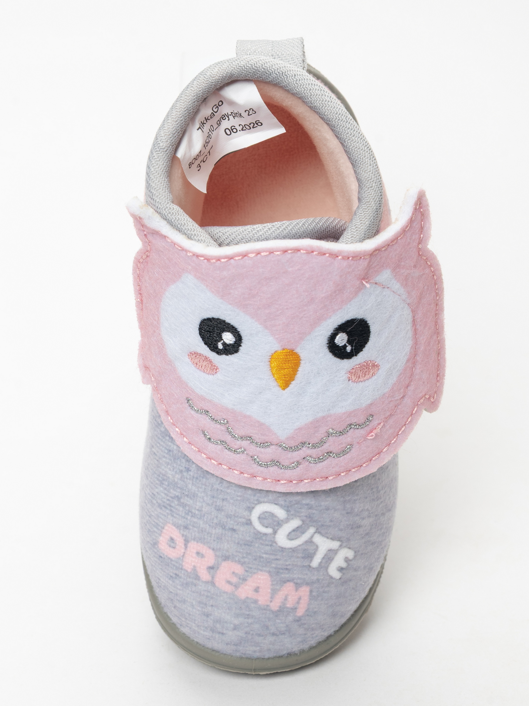 Тапочки TikkaGo 8O07_152610_pink-grey - фото 6