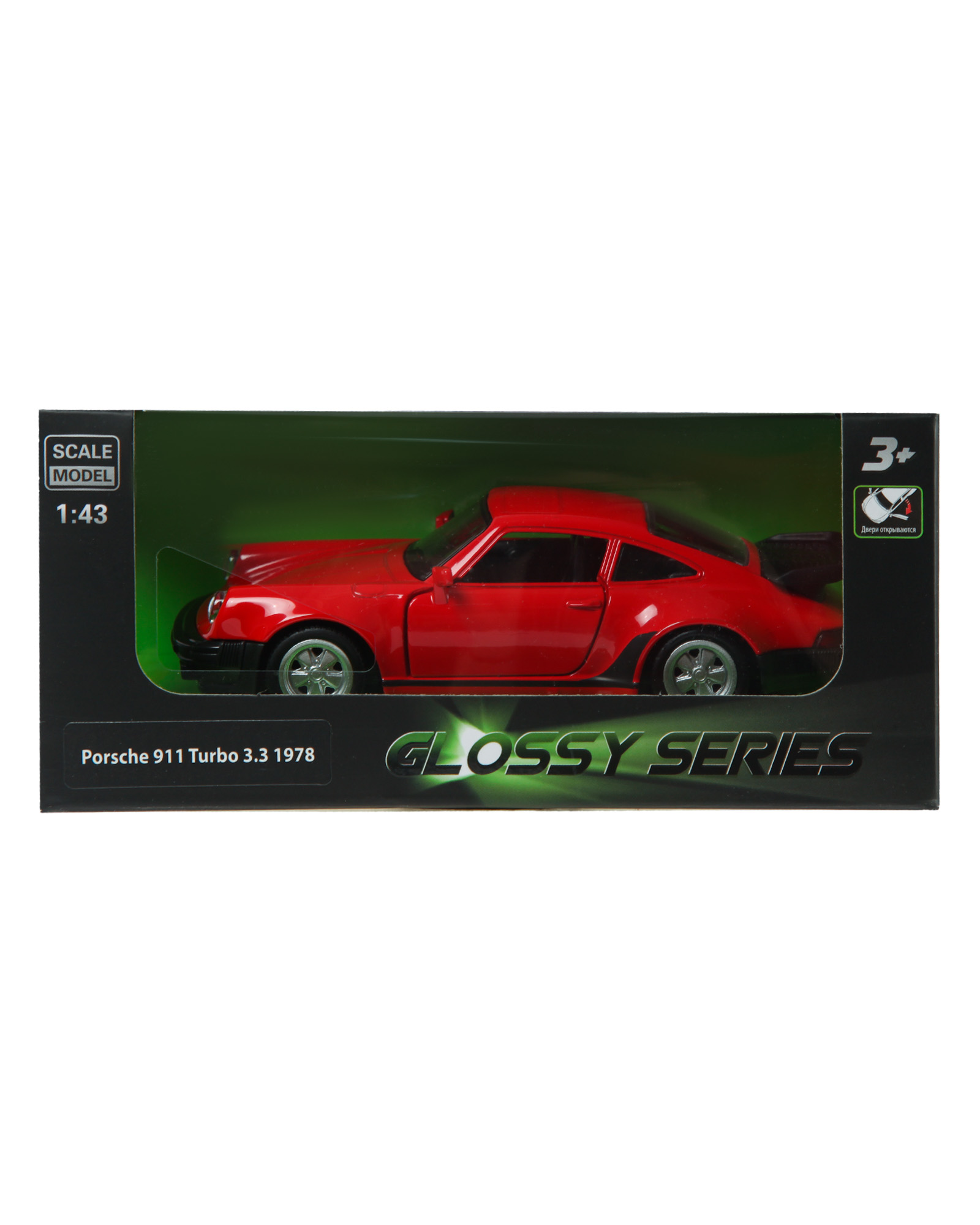 Автомобиль Mobicaro Porsche 911 Turbo 1:43 544064 - фото 7