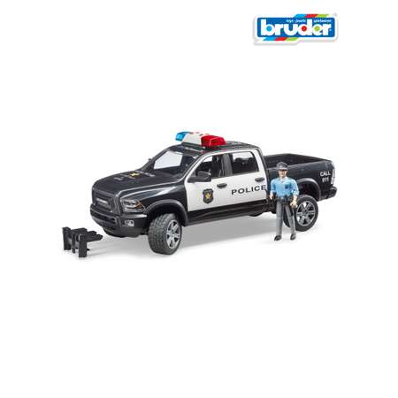 Внедорожник Bruder RAM 2500 полицейск. с фигуркой