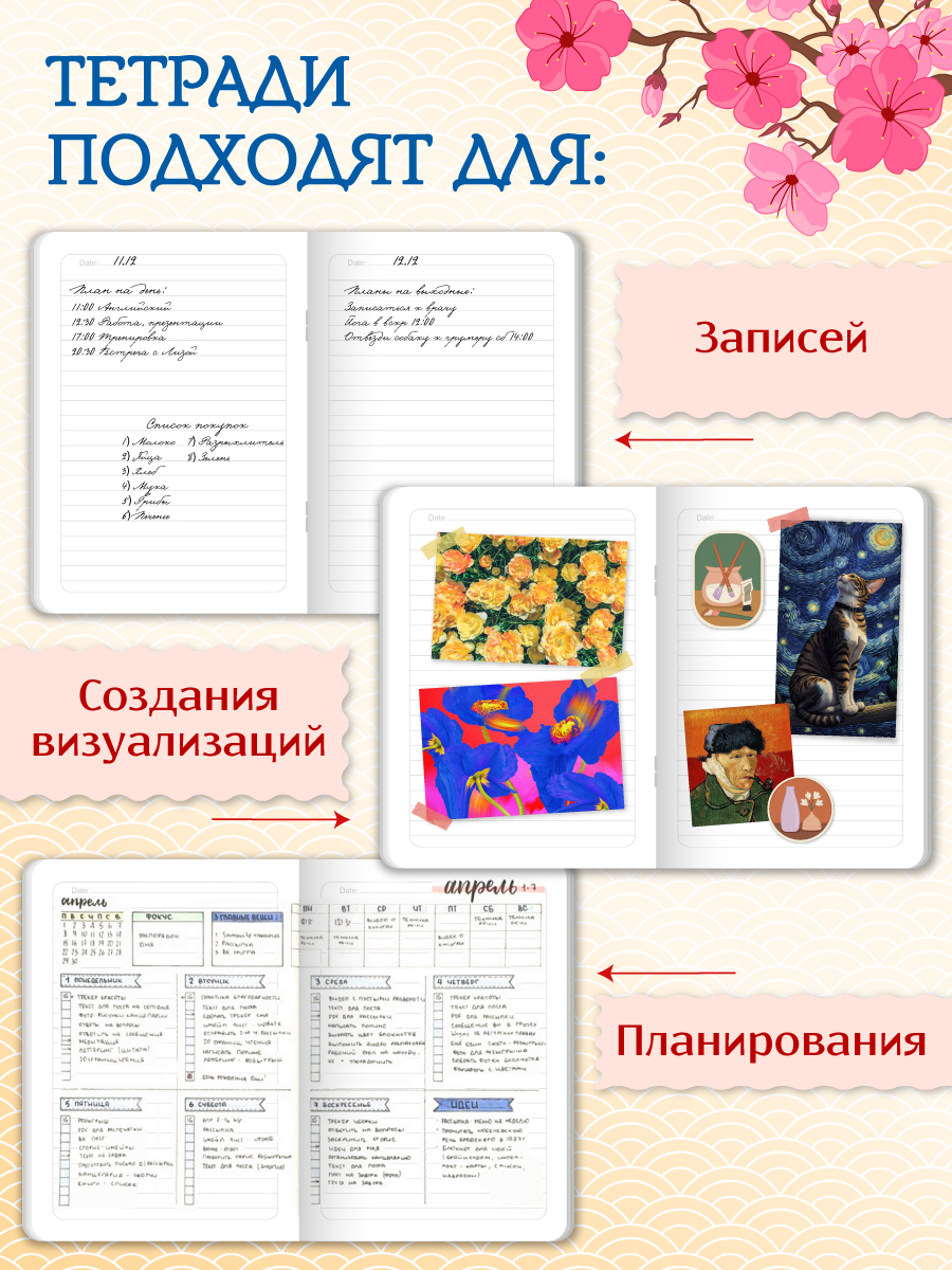 Блокнот Проф-Пресс в линию А5 2 шт. Body Art 40 лист. - фото 3