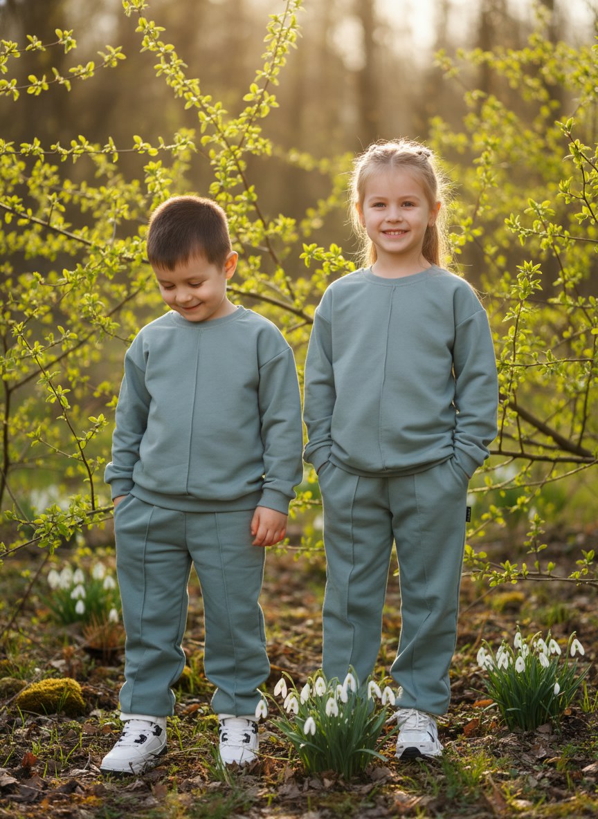 Костюм спортивный VEDDI 2260/6041фп-2024-полынь - фото 7
