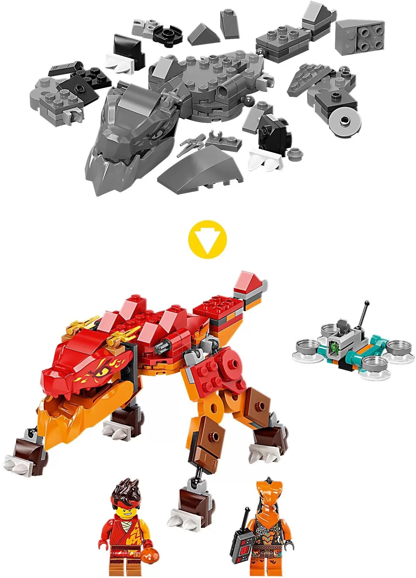 Конструктор LEGO NINJAGO 204 дет. - фото 4