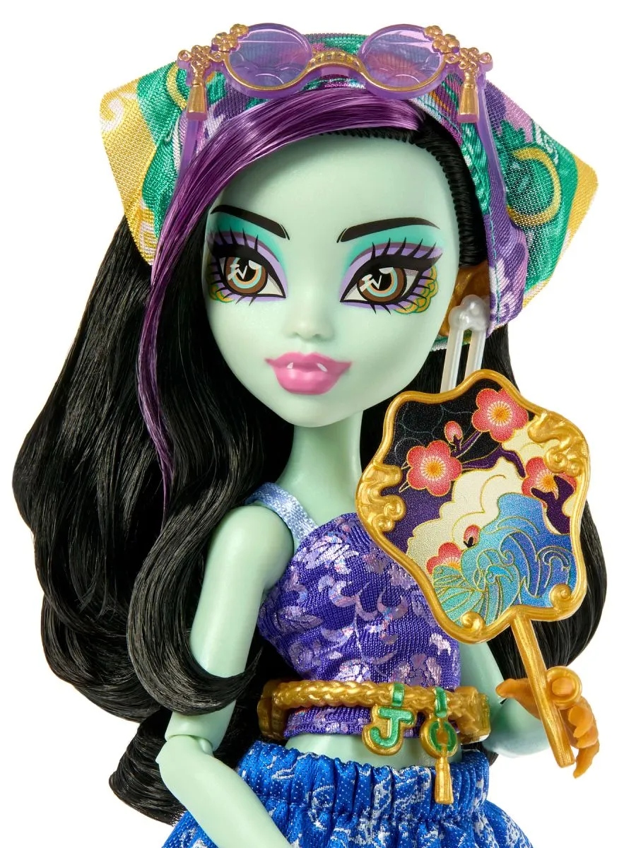 Кукла модельная Monster High Skulltimate Secrets Джинафаер Лонг высота 27 см JDR52 - фото 6