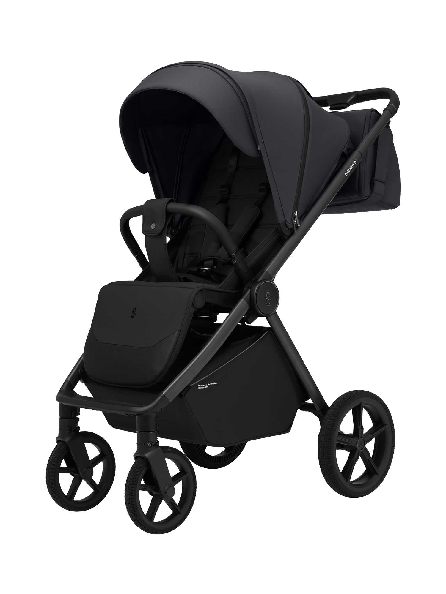 Коляска прогулочная Sweet Baby Elegante D Dark Grey серый - фото 15