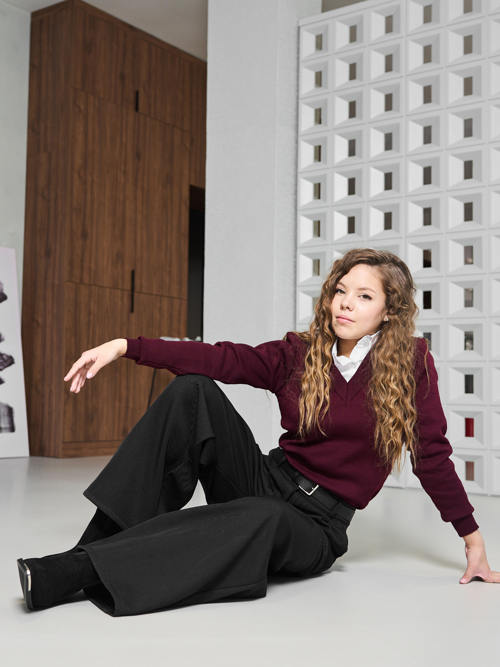 Брюки-палаццо СИНЯЯ МОДА WF501B-H39 - фото 5