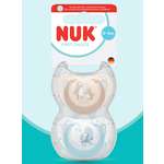Пустышка Nuk силикон ортодонтическая от 0 мес. 2 шт.
