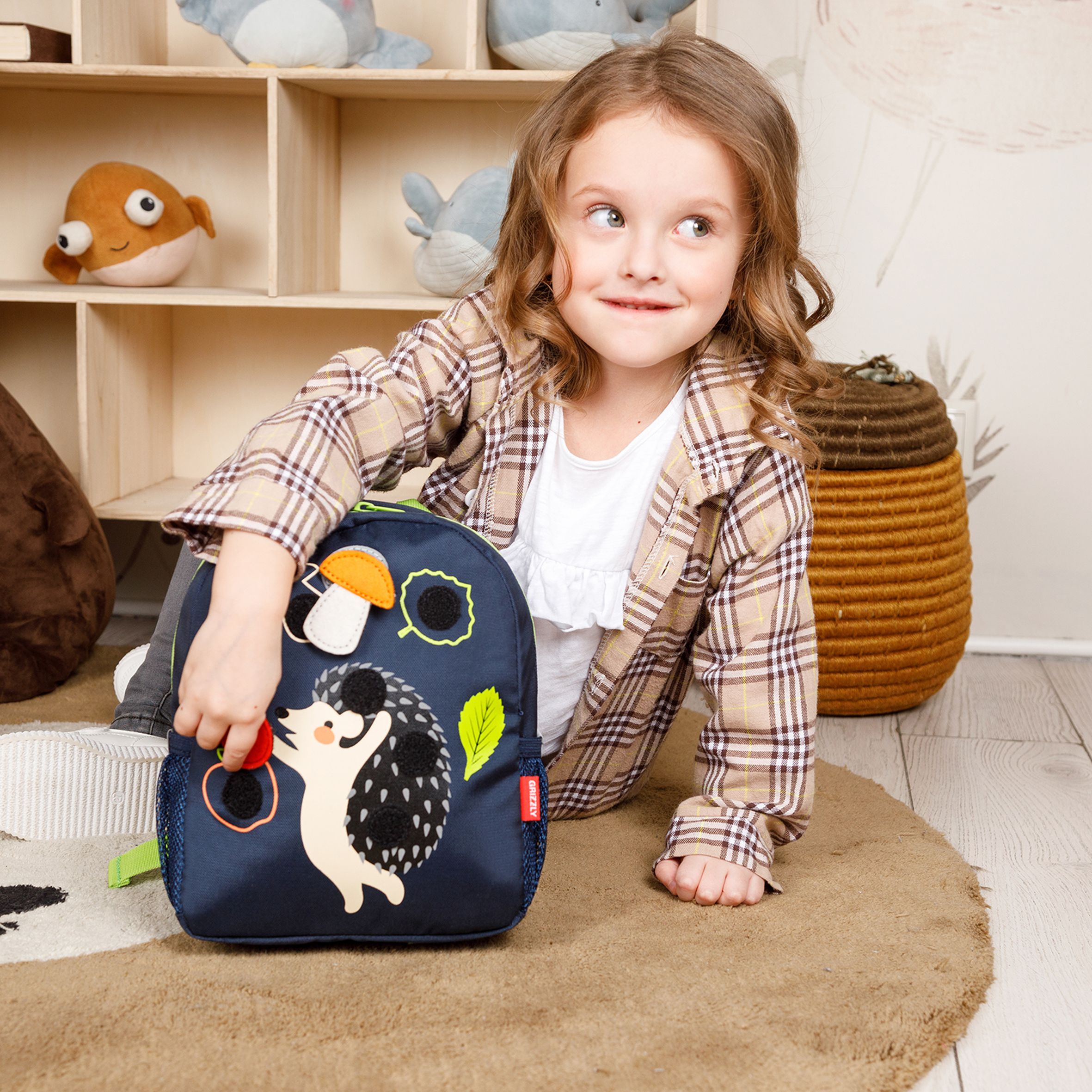 Рюкзак дошкольный Grizzly для мальчика - фото 12