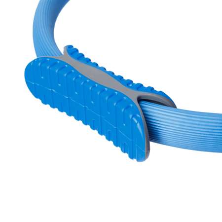 Изотоническое кольцо STRONG BODY обруч для йоги и пилатес d 38 см синее