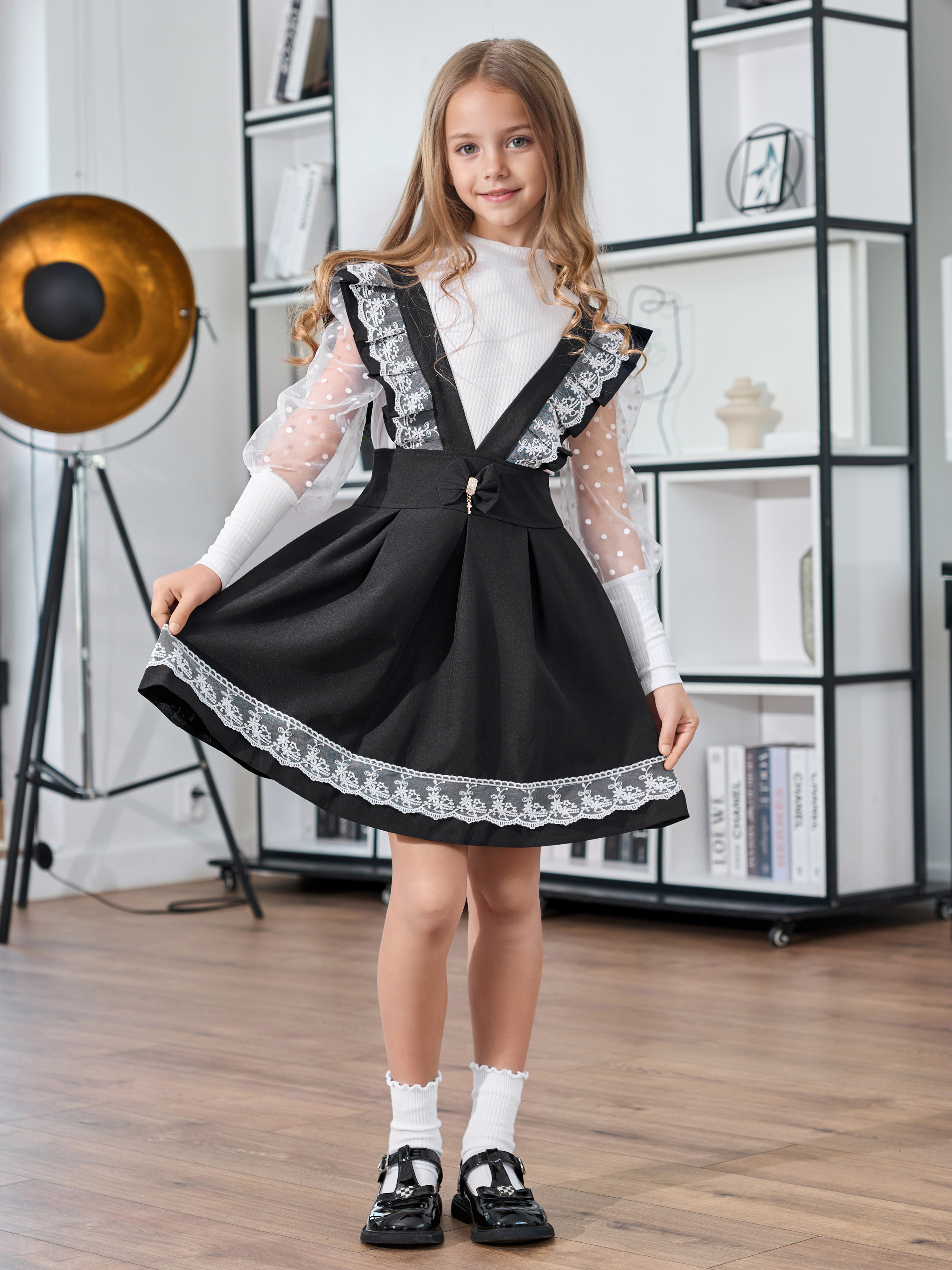 Сарафан СИНЯЯ МОДА W9250B-G39 - фото 1