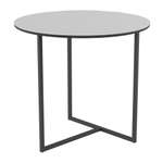 Стол журнальный КАЛИФОРНИЯ МЕБЕЛЬ Альбано Glass белая Lacobel