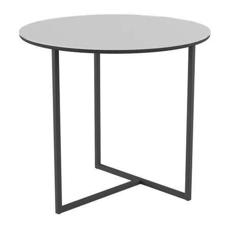 Стол журнальный КАЛИФОРНИЯ МЕБЕЛЬ Альбано Glass белая Lacobel