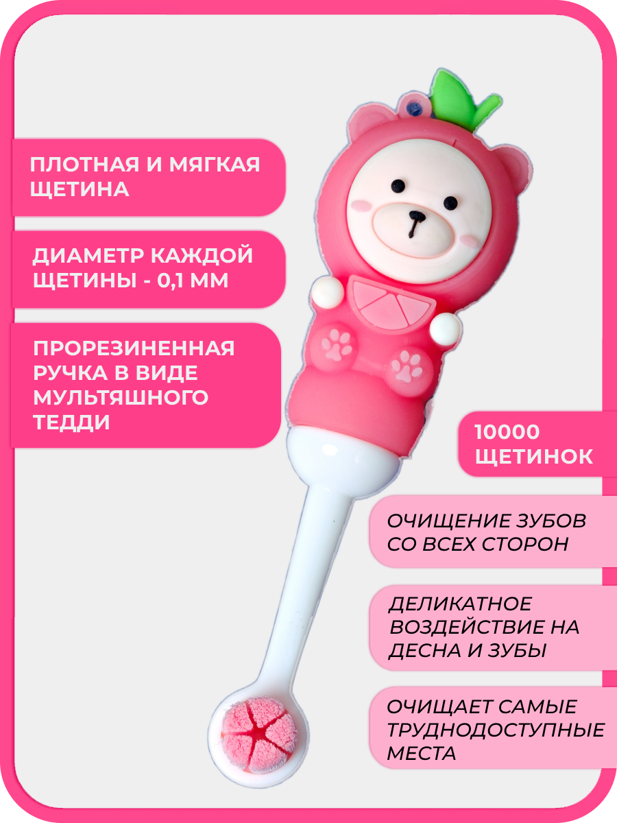 Зубная щетка классическая Чистый Зуб от 0 лет 1 шт. - фото 4