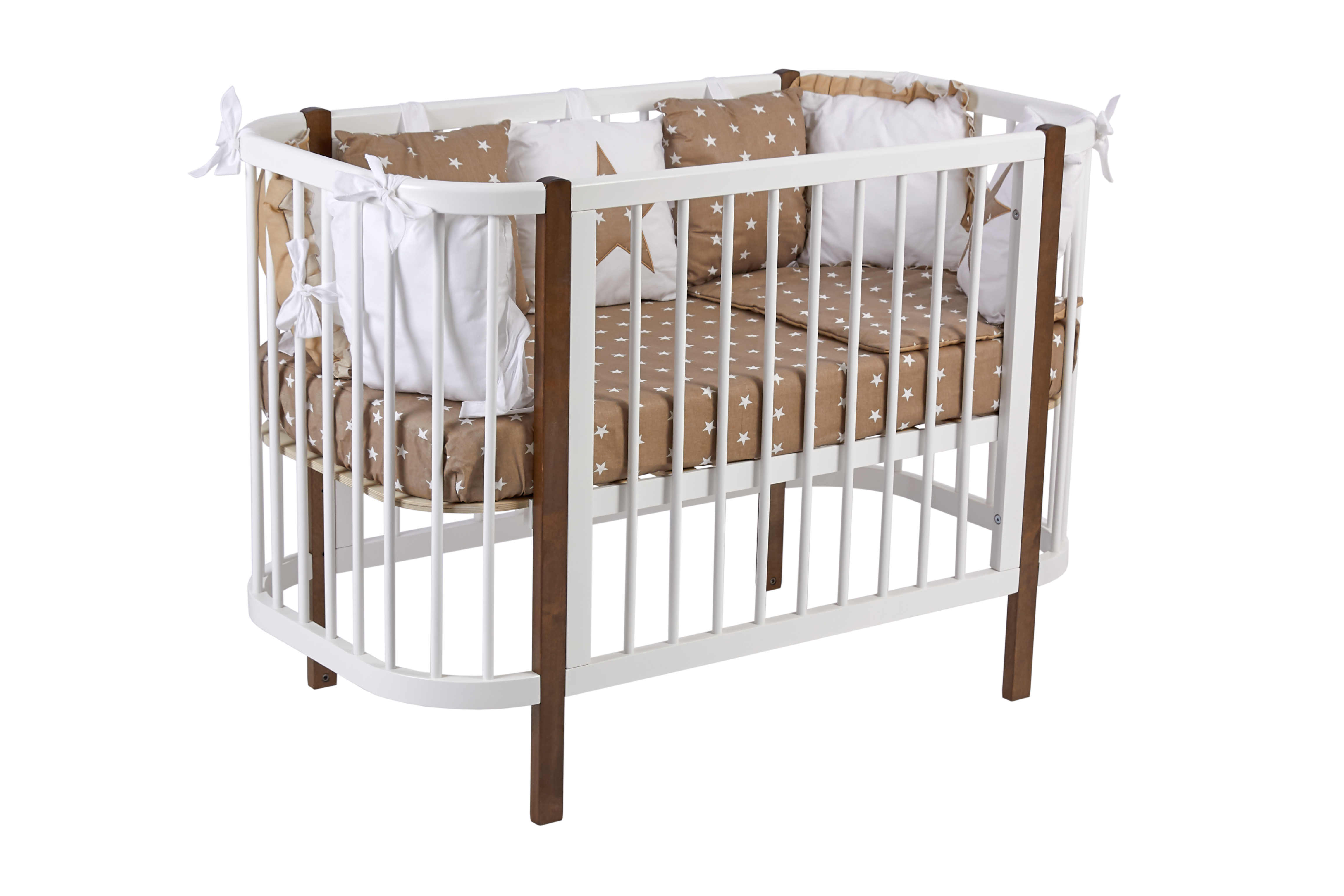 Детская кроватка Polini kids прямоугольная, продольный маятник - фото 30