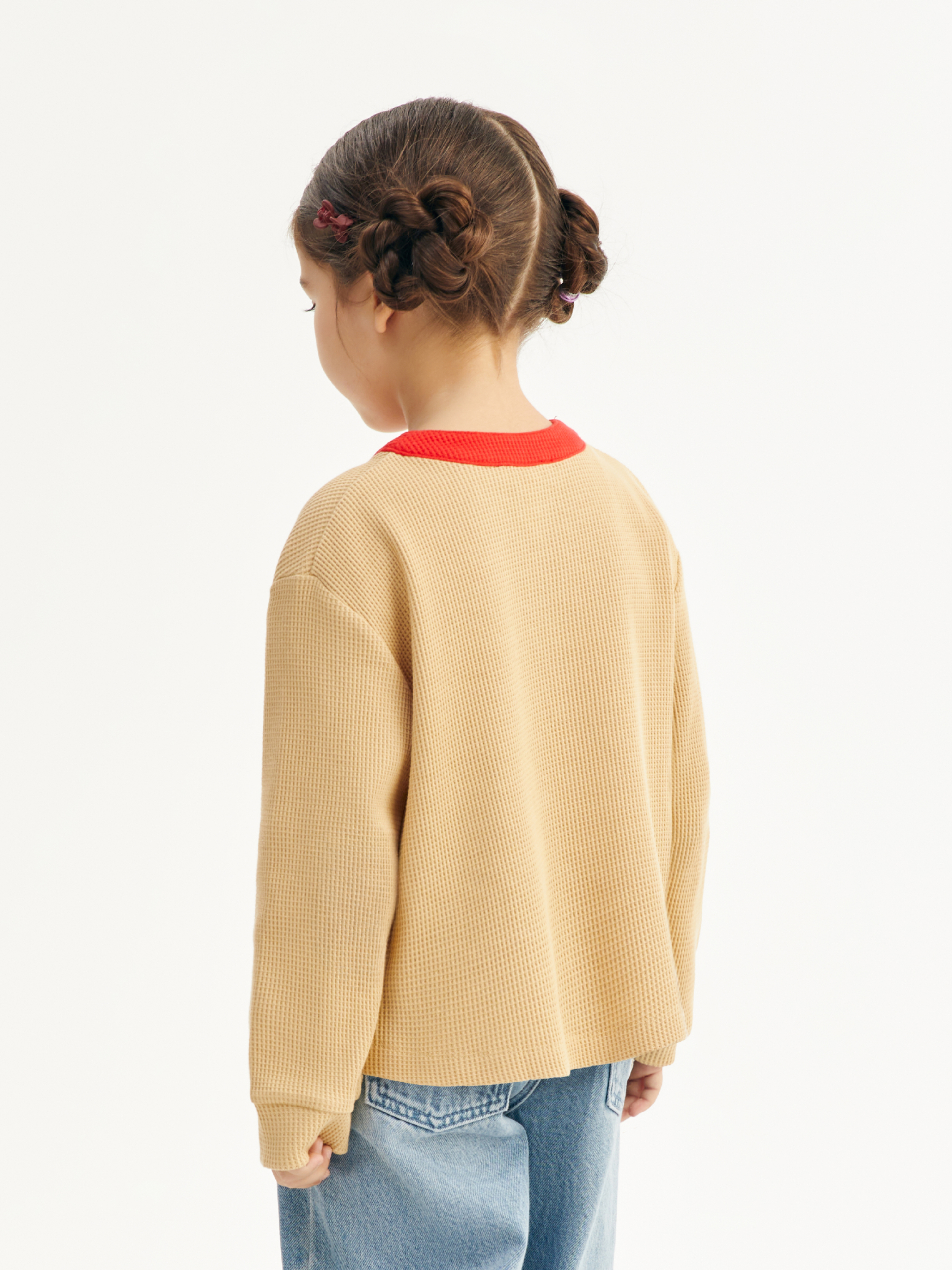 Лонгслив Junion 904463.TSLS0016-Beige-2 - фото 2