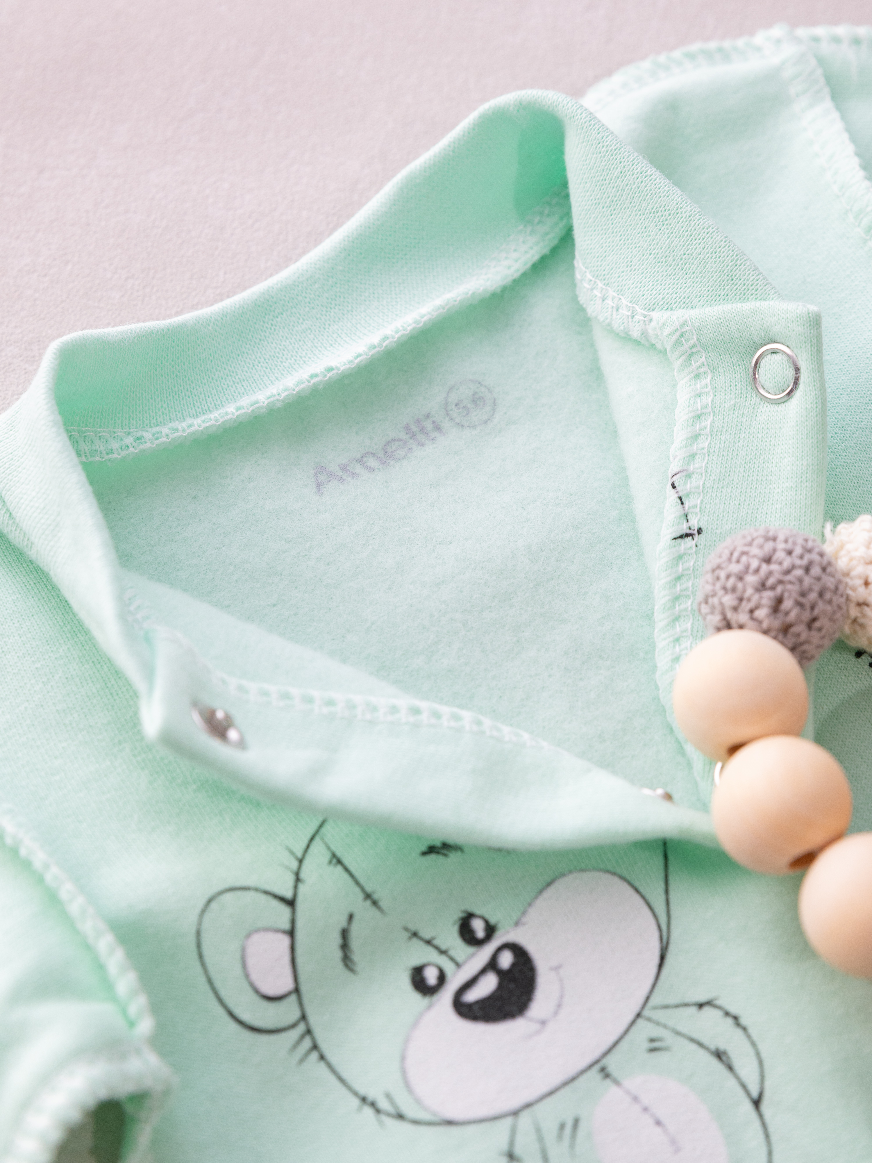 Боди и ползунки Amelli 290.140.0.293.055;230.005.0.293.055зел - фото 3