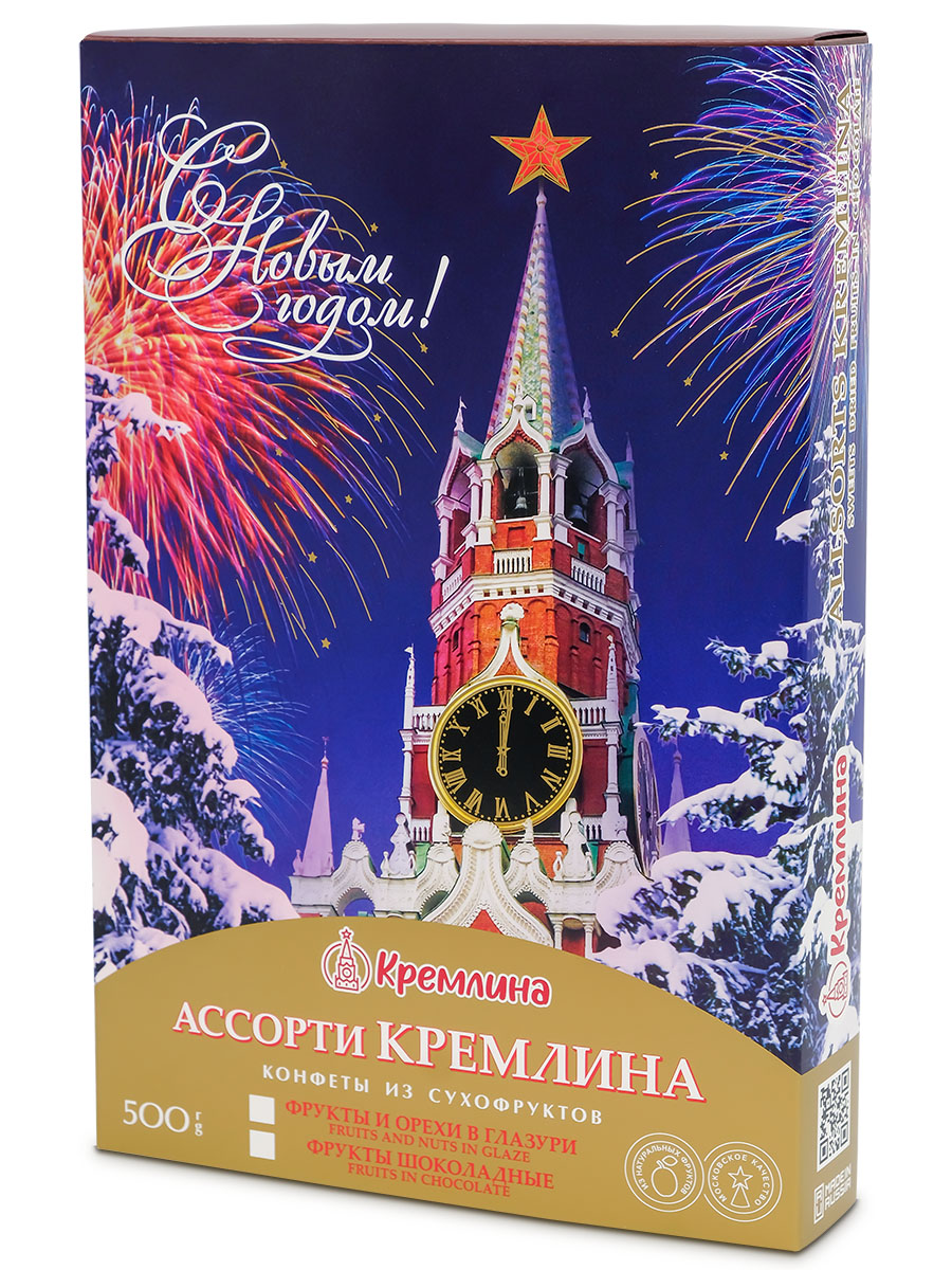 Конфеты ассорти в глазури Кремлина в наборе Кремль с Новым Годом - фото 3