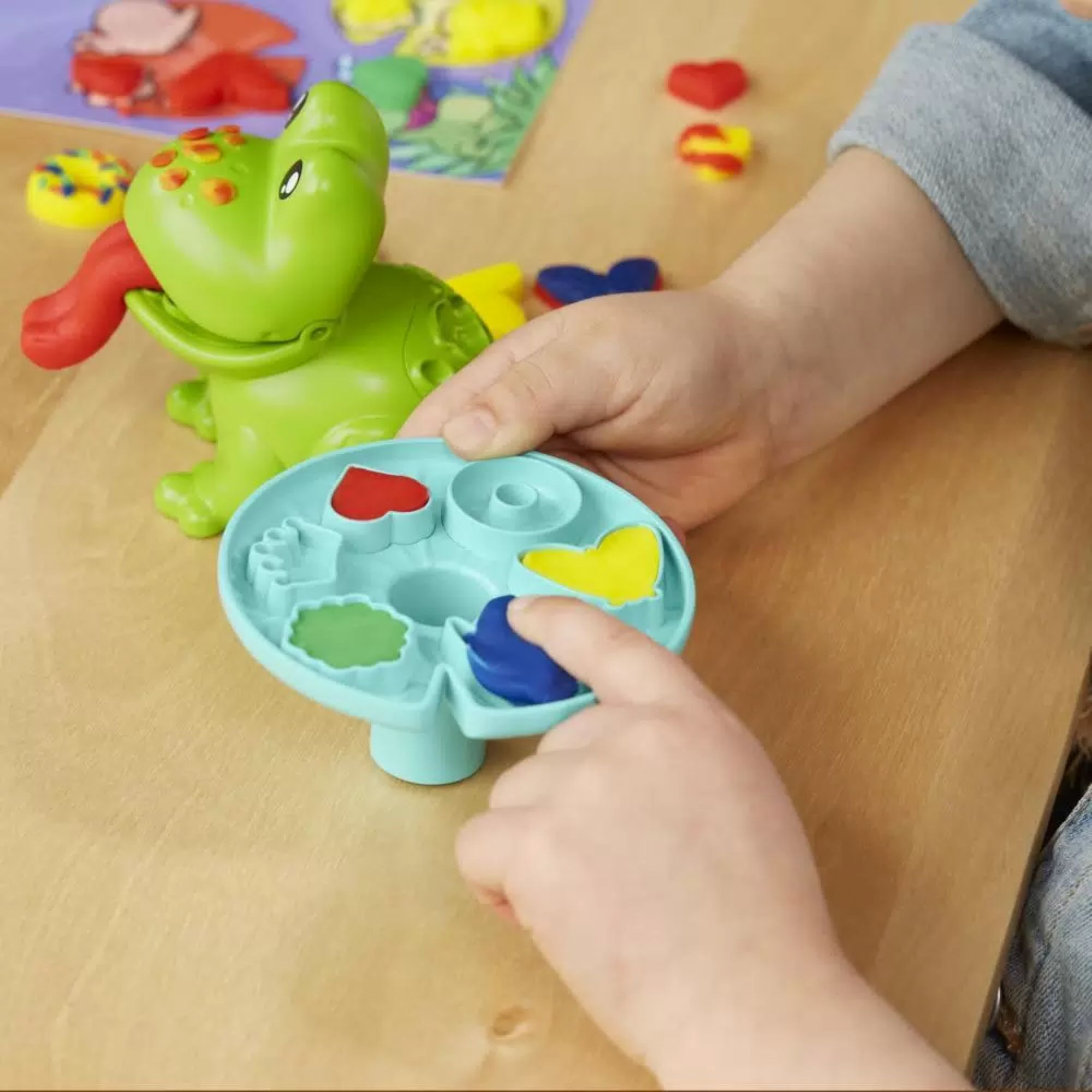 Масса для лепки Play-Doh Лягушка и цвета 4 цв. - фото 4