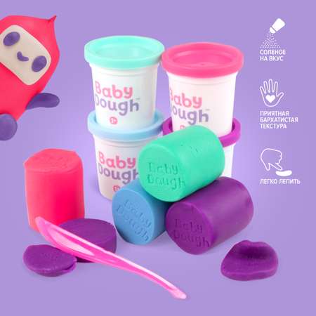 Тесто-пластилин BabyDough 4 цв.