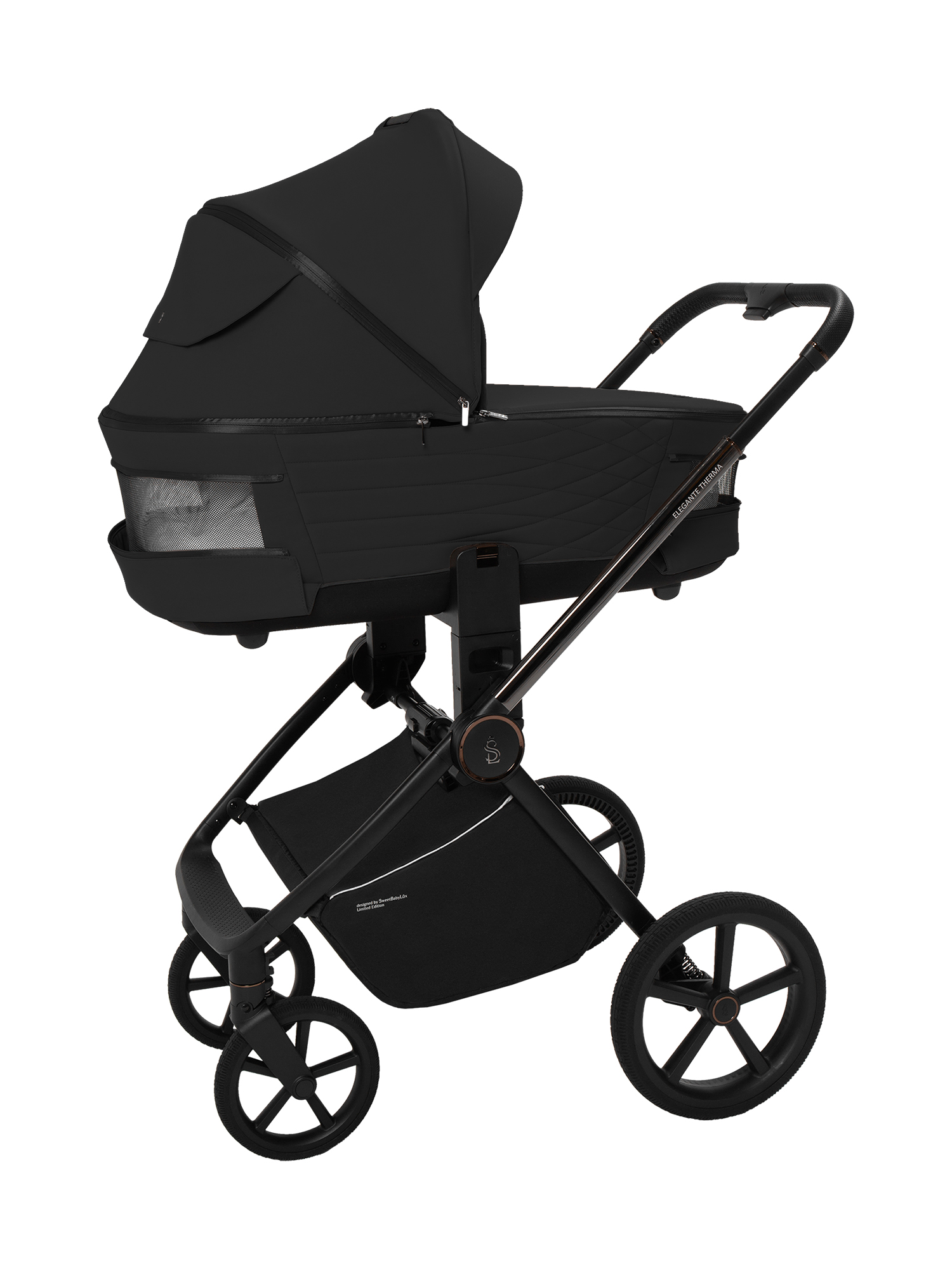 Коляска 2в1 Sweet Baby SBL Elegante Therma Black черный - фото 22