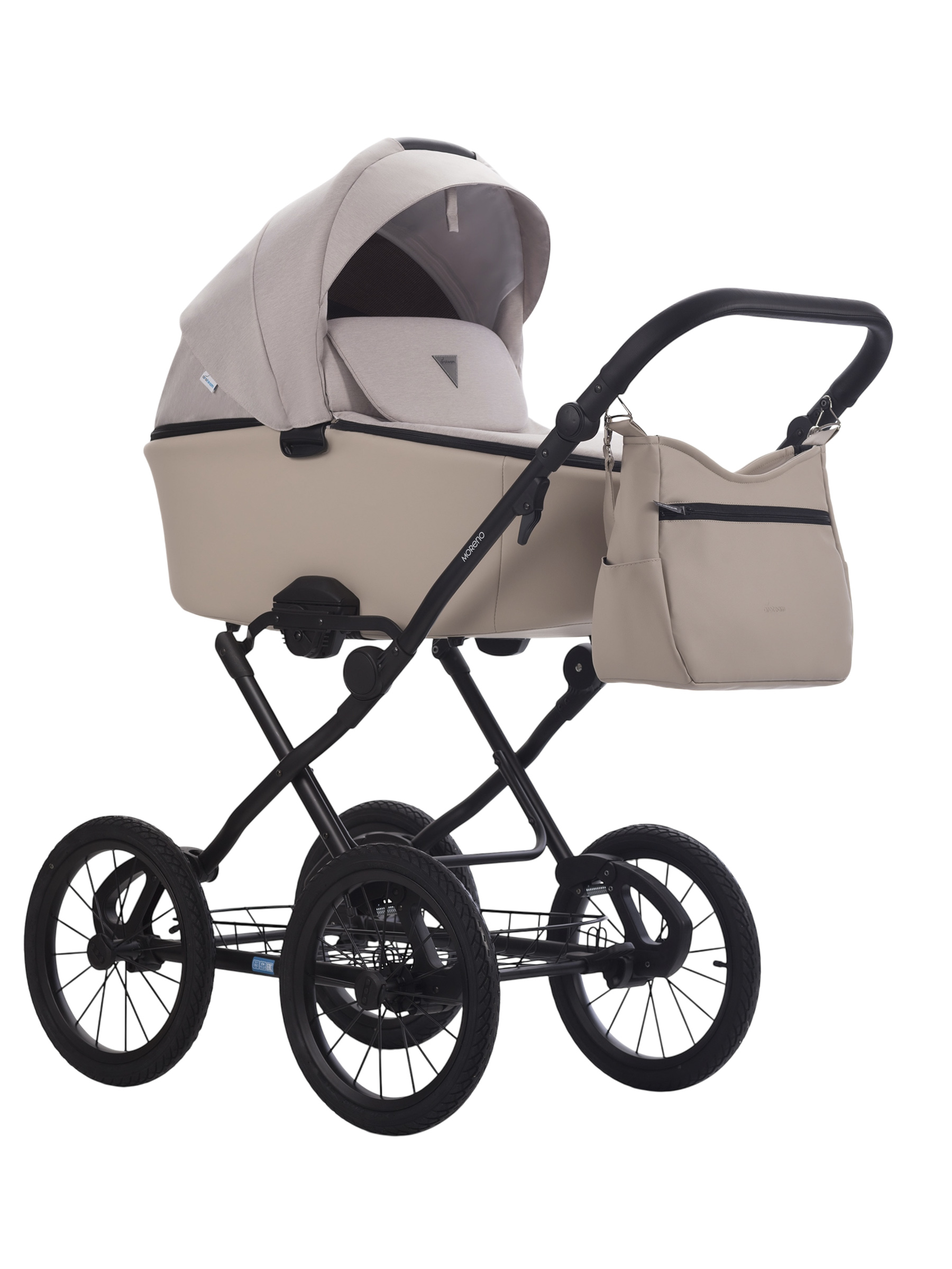 Коляска 2в1 Aroteam Moreno SL New 09 беж-св. беж. - фото 1