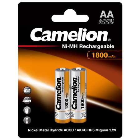 Аккумуляторы 2шт Camelion NH-AA1800BP2