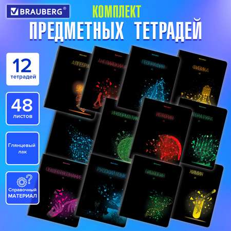 Тетрадь Brauberg 48 лист. 12 шт.
