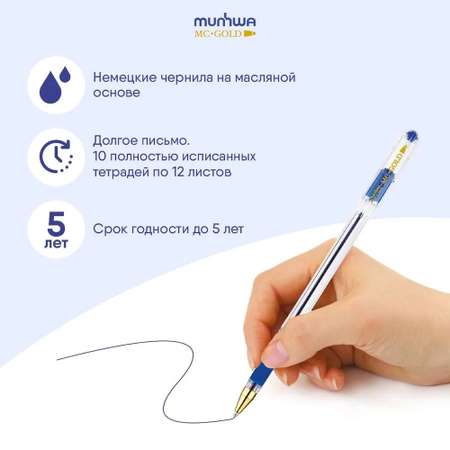 Ручка шариковая Munhwa 1 шт.