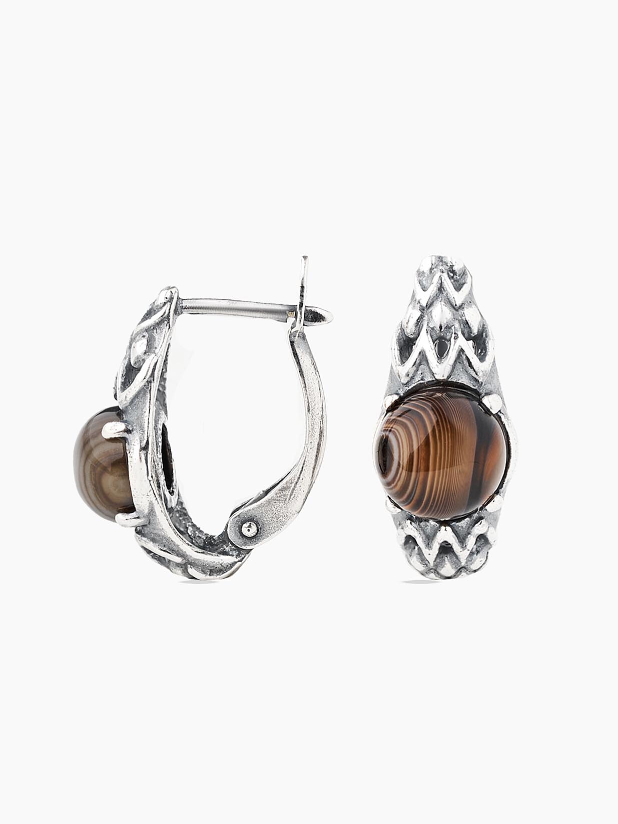 Серьги Shine and Beauty 80658-25-с-агатполос - фото 7