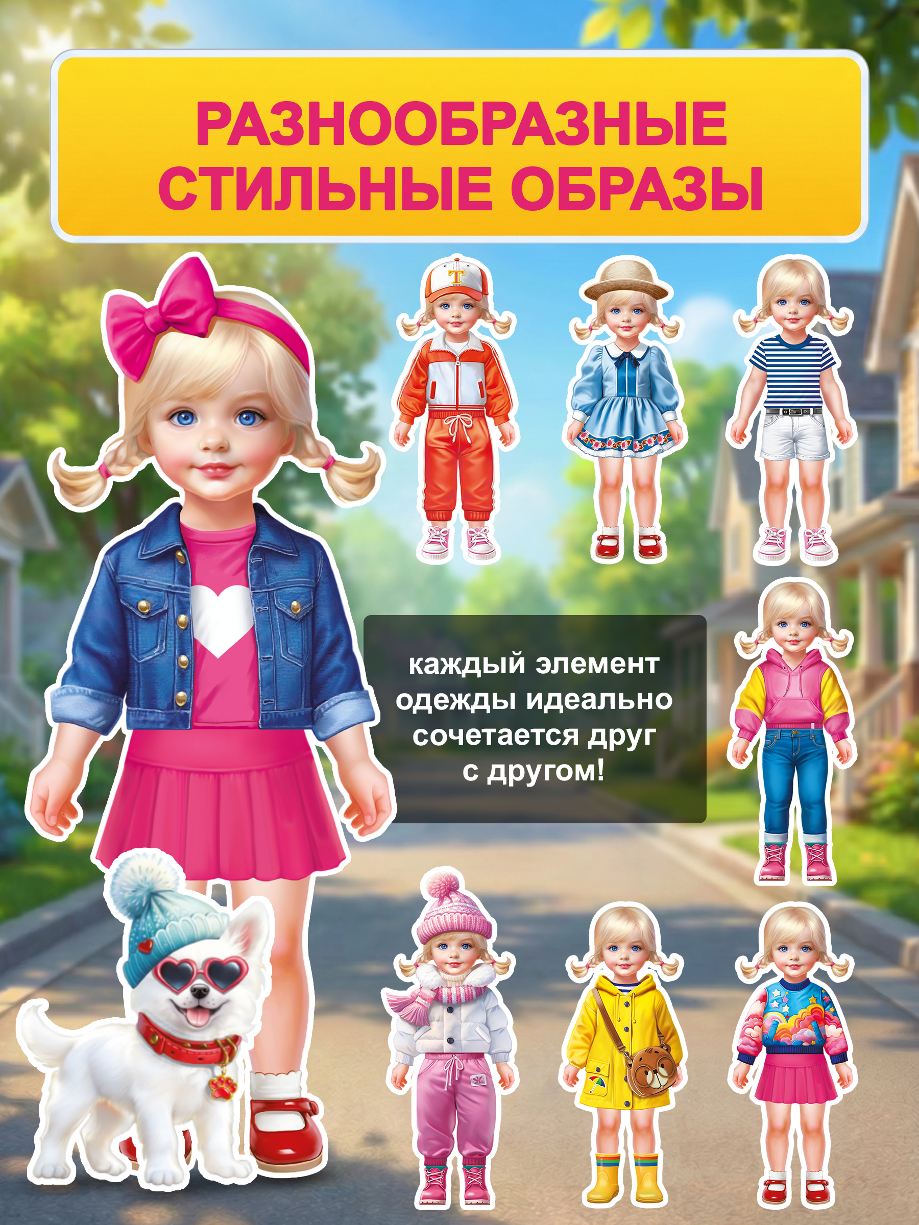 Настольная игра Tigitak Девочка с собачкой - фото 2