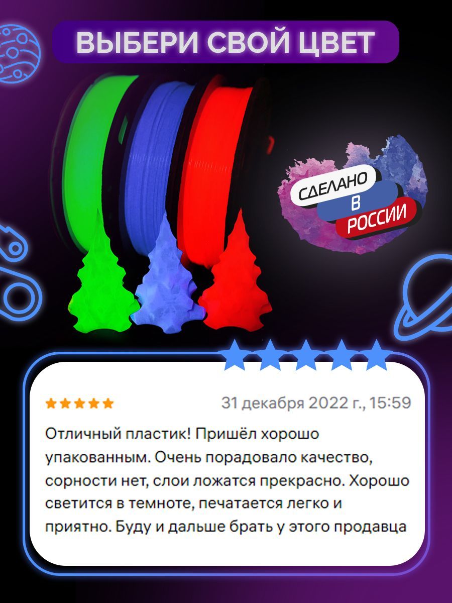 Пластик FUNTASTIQUE Синий - фото 10
