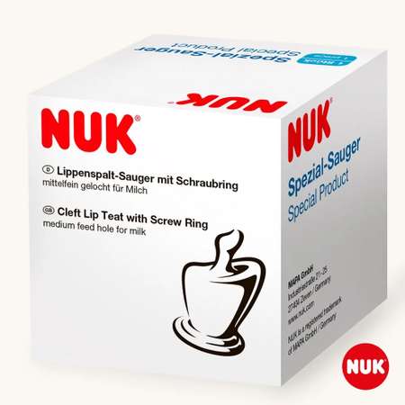 Соска Nuk латекс (медленный поток)