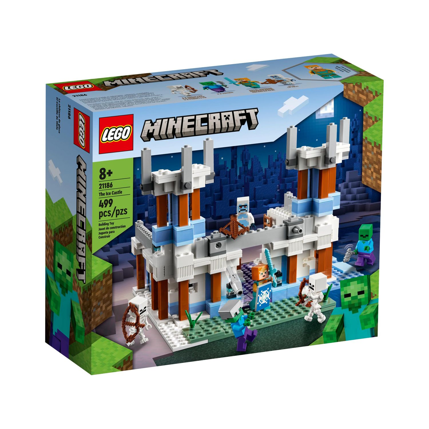 Конструктор LEGO Minecraft Ледяной дворец - фото 1
