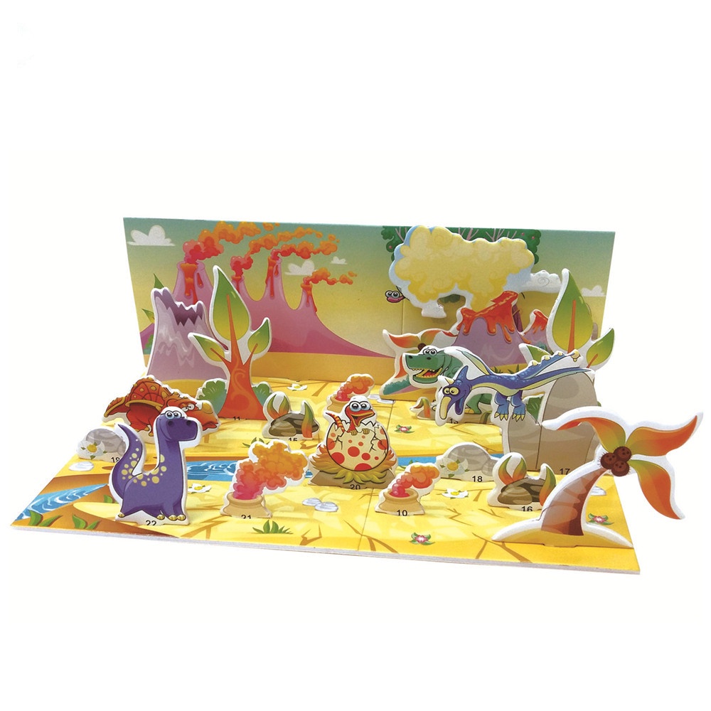 Пазл ZILIPOO Мир динозавров мягкий - фото 1