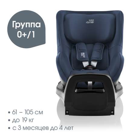Автокресло Britax Roemer Dualfix Pro Indigo Blue Isofix 0+/1 (0-18 кг)