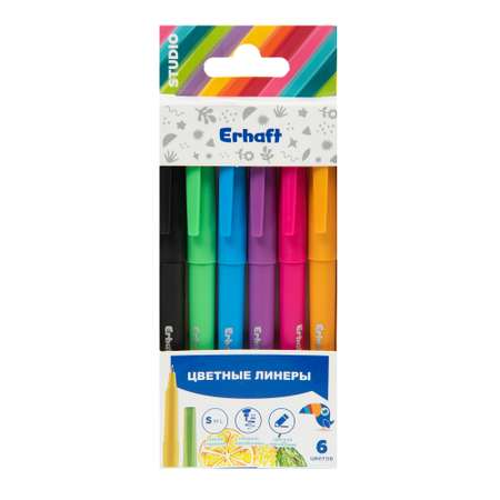 Ручка капиллярная Erhaft 6 шт.