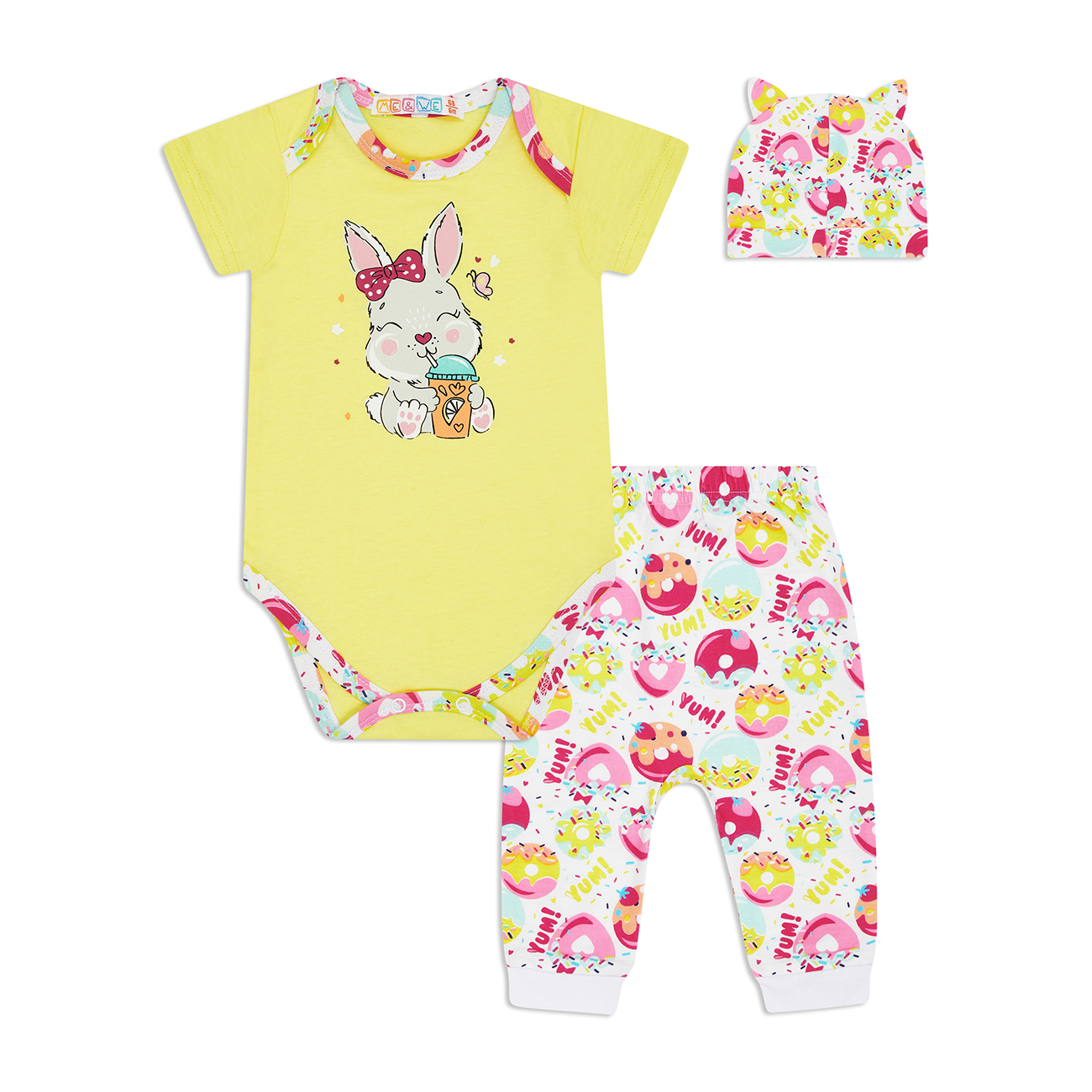 Комплект ME WE NG122-J707-342_Белый/Желтый - фото 1