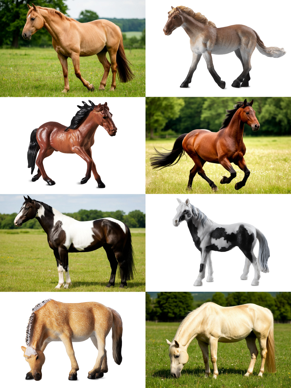 Игровой набор DARWIN Животные Лошади 4шт - фото 2