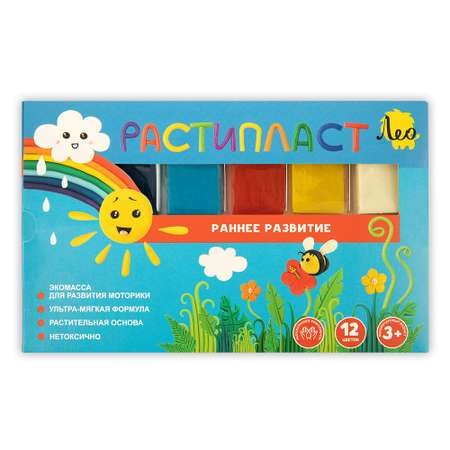 Пластилин Лео 12 цв.