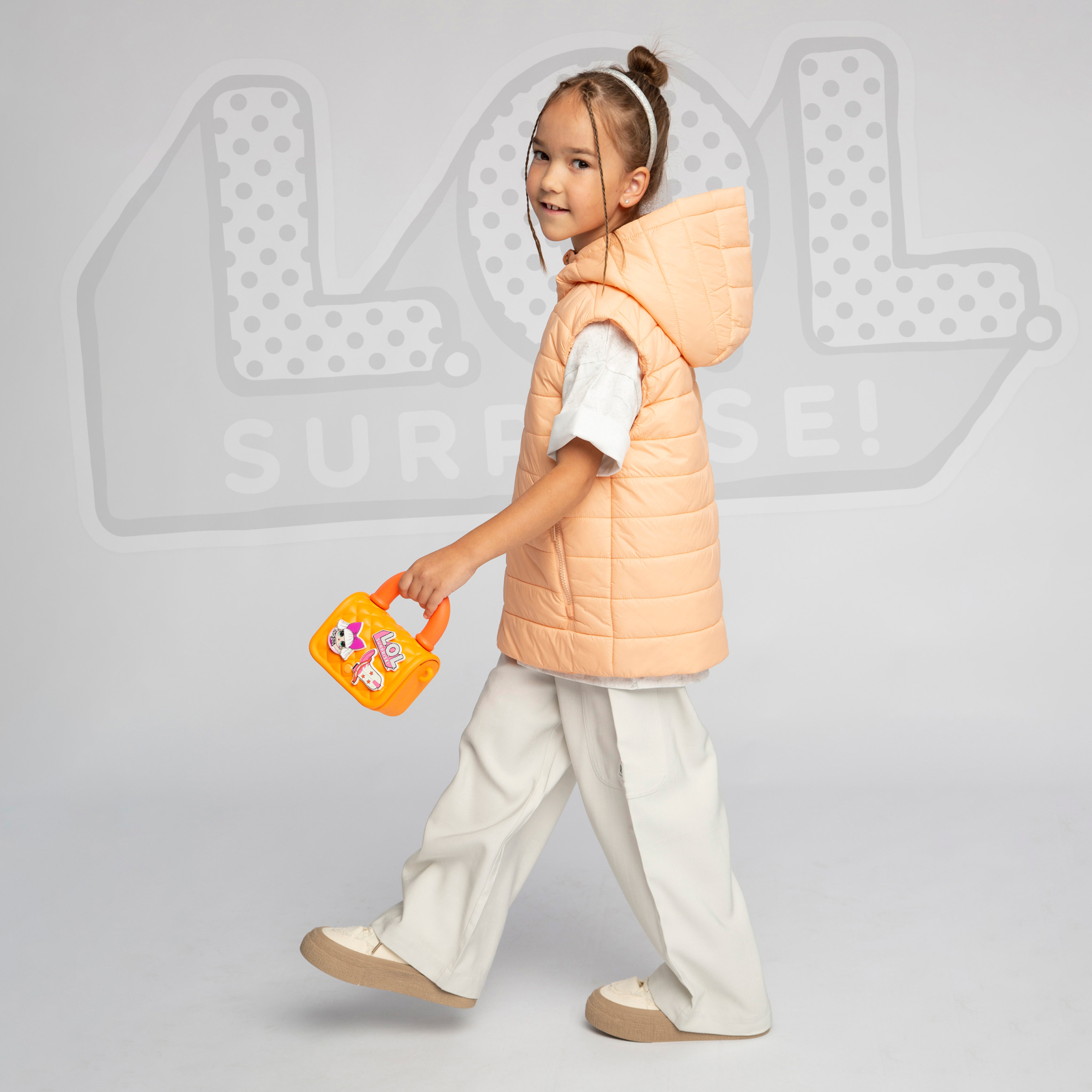 Сумка L.O.L. Surprise! оранжевая на кнопке+джиббитсы - фото 12