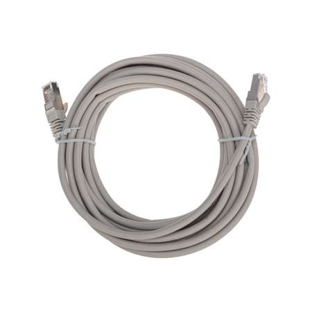 Патч-корд REXANT 5 метров Cat 5e RJ45-RJ45 26AWG LSZH серый