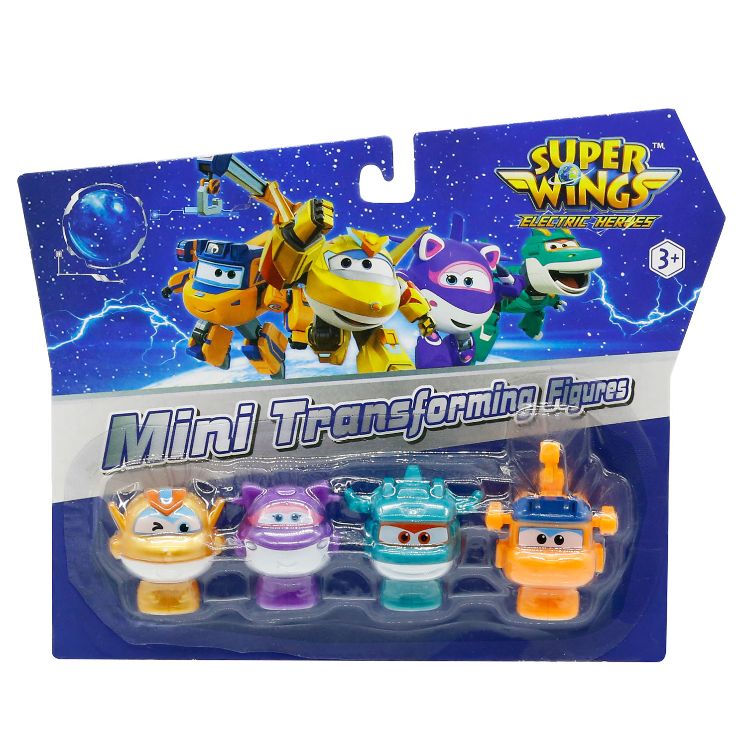 Игровой набор Super Wings 4 мини-фигурок - фото 2